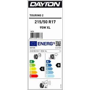 215/50R17 TOURING 2 95W XL DAYTON
