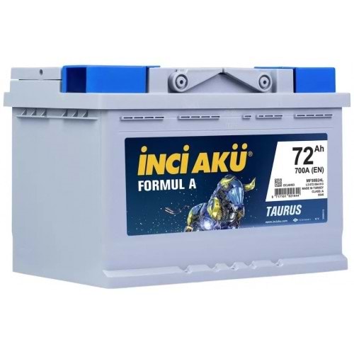 12V72AH Formul A Taurus ( Tırnaksız ) L3 İNCİ