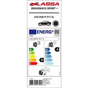 235/35R19 DRIVEWAYS SPORT+ 91Y XL LS