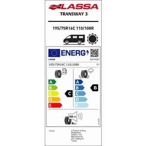 195/75R16C 10PR 110/108R TRANSWAY 3
