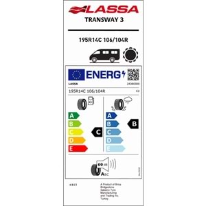195R14 106/104R 8PR LS TRANSWAY 3