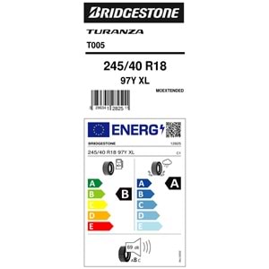 245/40R18 TURANZA T005 RFT 97Y XL MOE MERCEDES BS